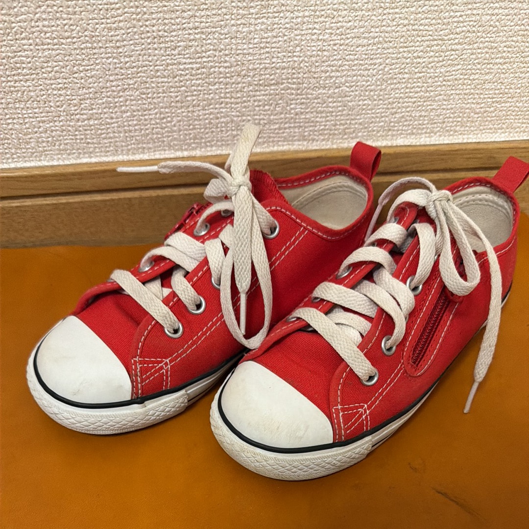 コンバース PS チャイルド オールスター N ジップ オックス "レッド" (キッズ)