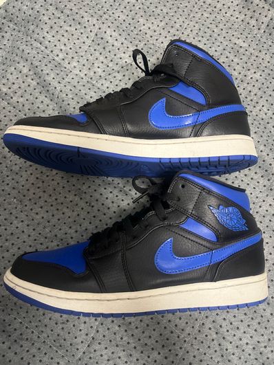 NIKE AIR JORDAN 1 MID "BLACK/BLUE"
