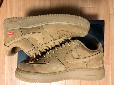 Supreme × Nike Air Force 1 Low "Flax/Wheat"