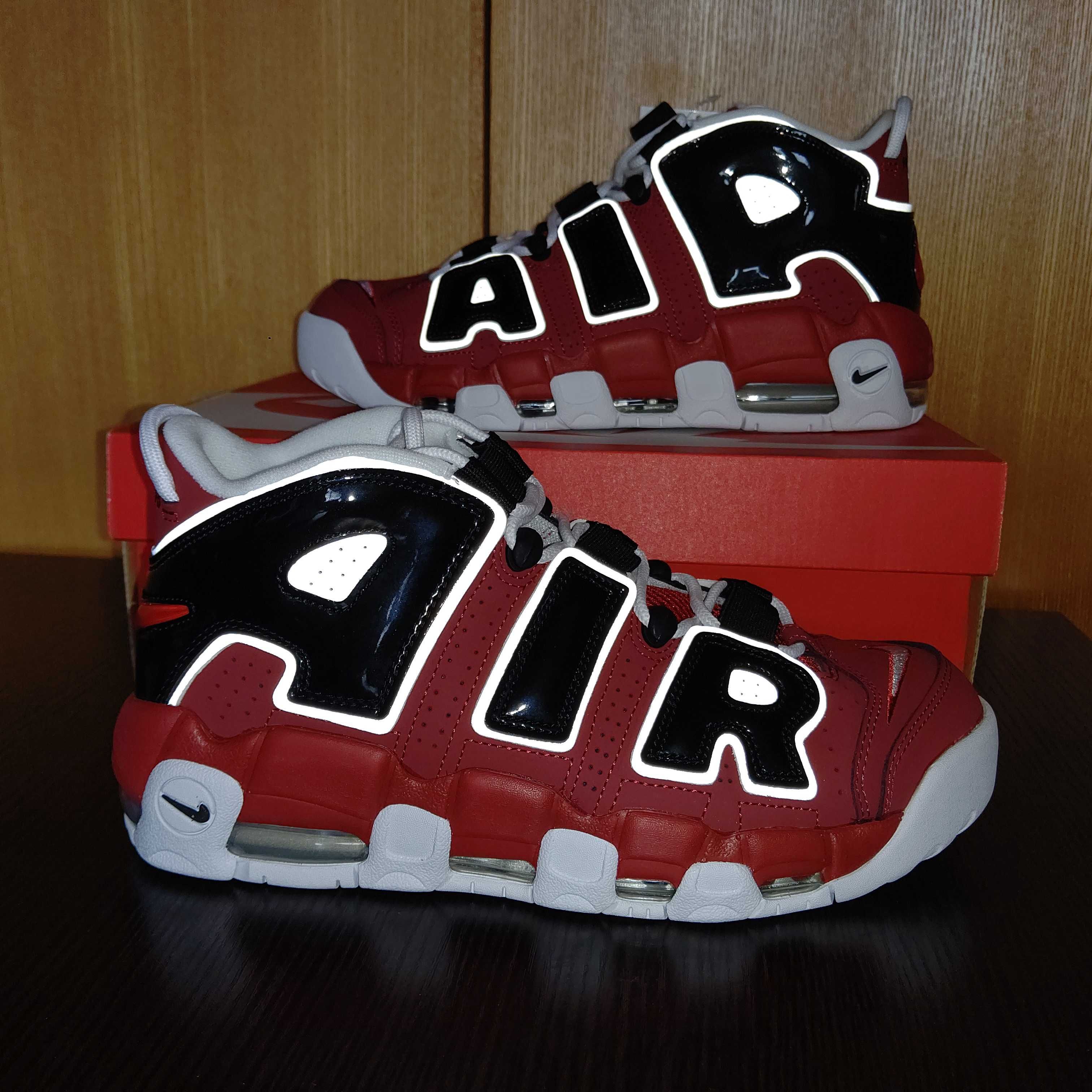 Nike Air More Uptempo ’96 "Black and Varsity Red" (2021) 