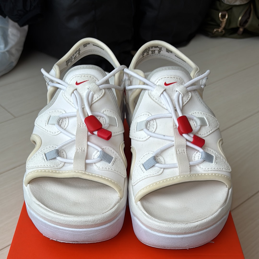 NIKE AIR MAX KOKO SANDAL Women's WHITE/UNIVERSITY RED