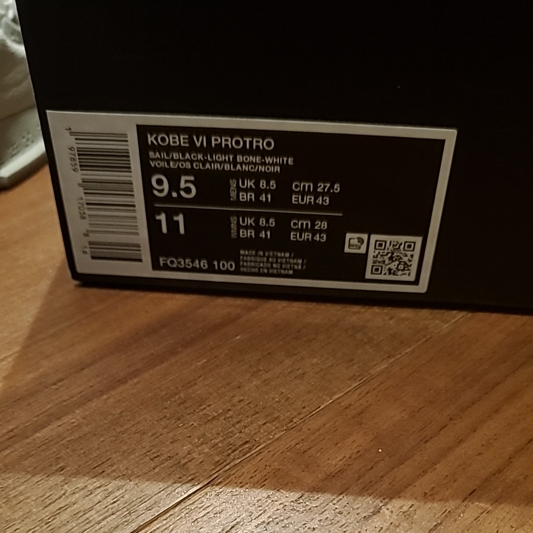 Nike Kobe 6 Protro "Sail"