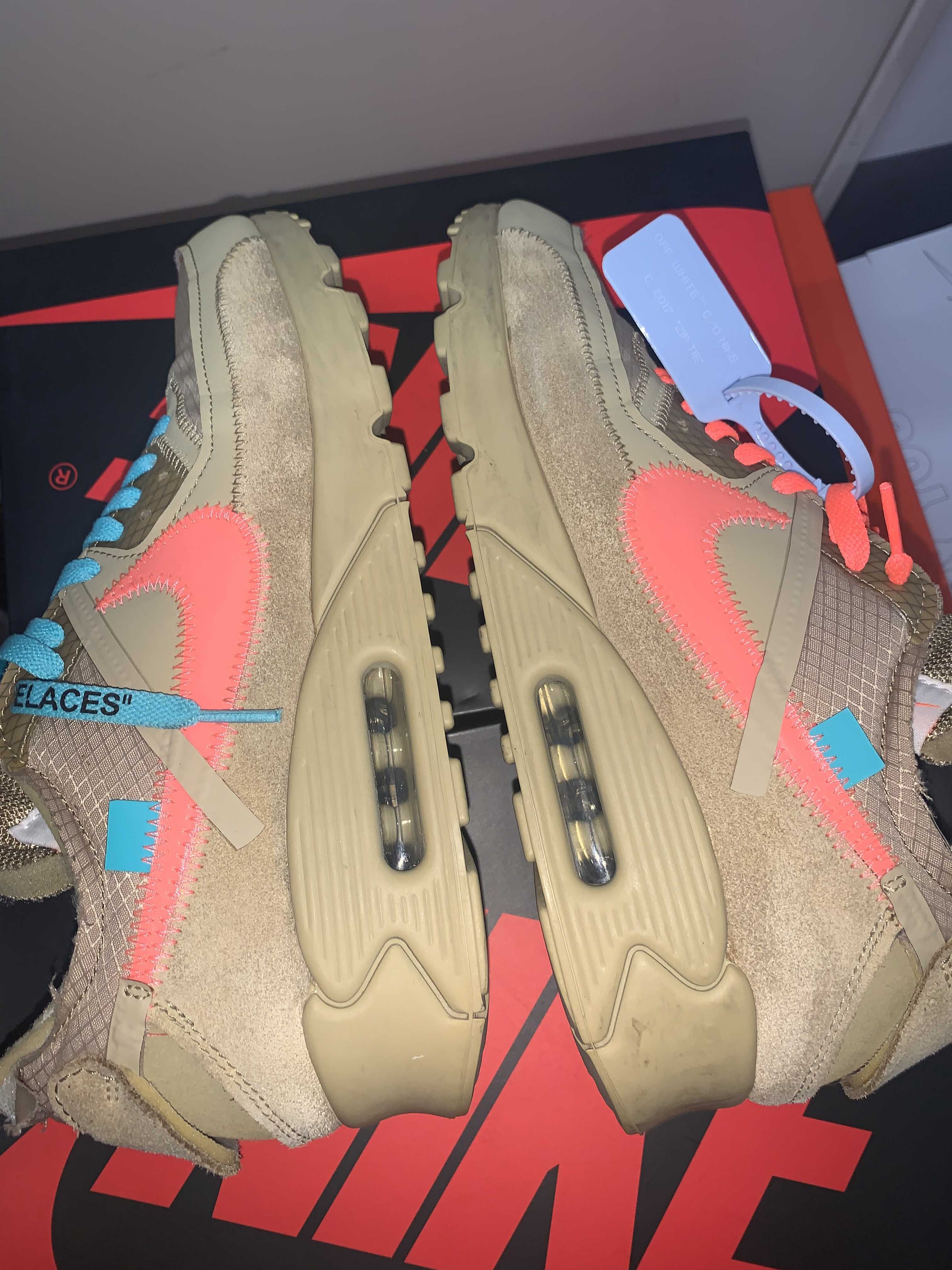 Off-White × Nike Air Max 90 "Desert Ore"