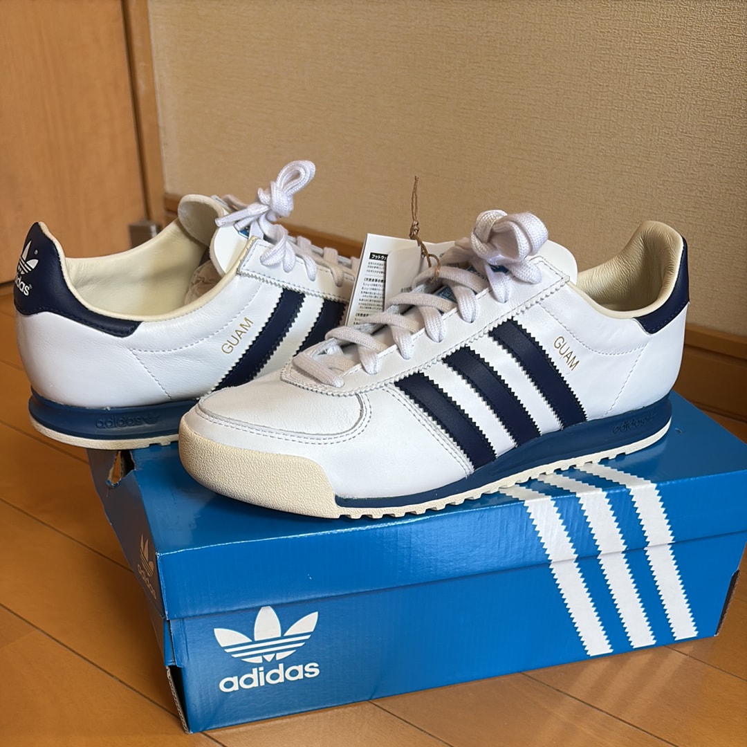 adidas Guam "Footwear White/Dark Blue/Cream White"