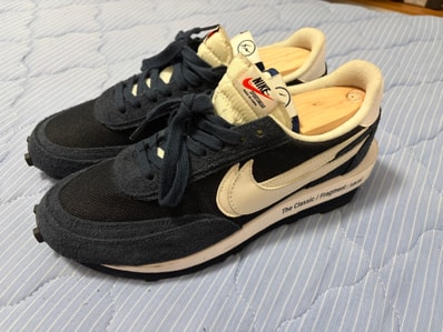 fragment design × sacai × Nike LD Waffle "Blackended Blue"