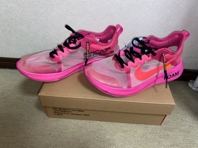 Off-White × Nike Zoom Fly "Pink"