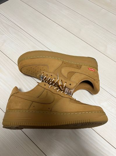 Supreme × Nike Air Force 1 Low "Flax/Wheat"