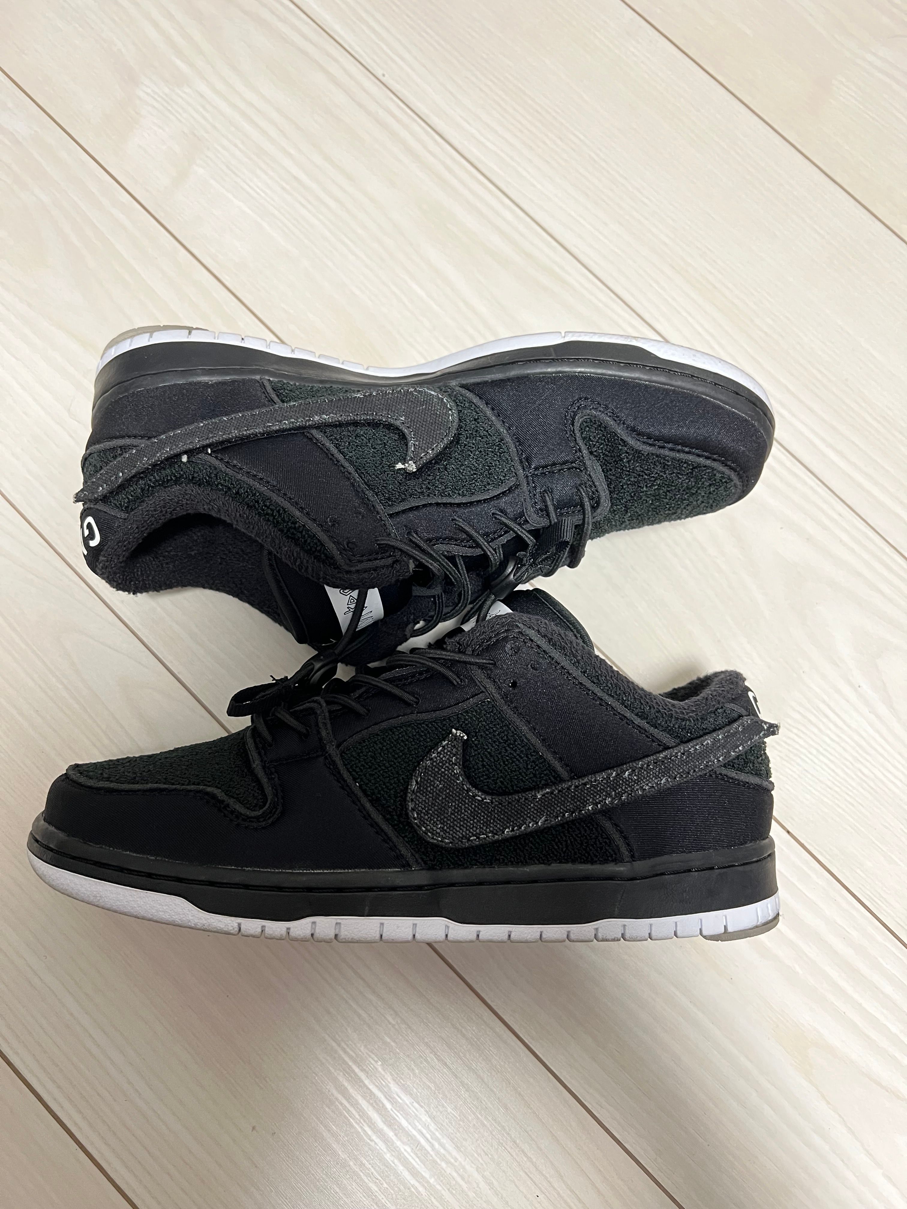 Gnarhunters × Nike SB Dunk Low "Black/White"