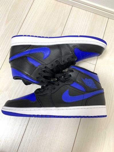 NIKE AIR JORDAN 1 MID "BLACK/BLUE"