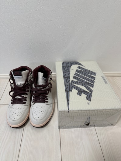 A Ma Maniere × Nike Air Jordan 1 Retro High OG "Sail and Burgundy"