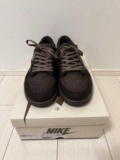 Travis Scott × Nike Air Jordan 1 Low OG SP "Velvet Brown and Dark Mocha"