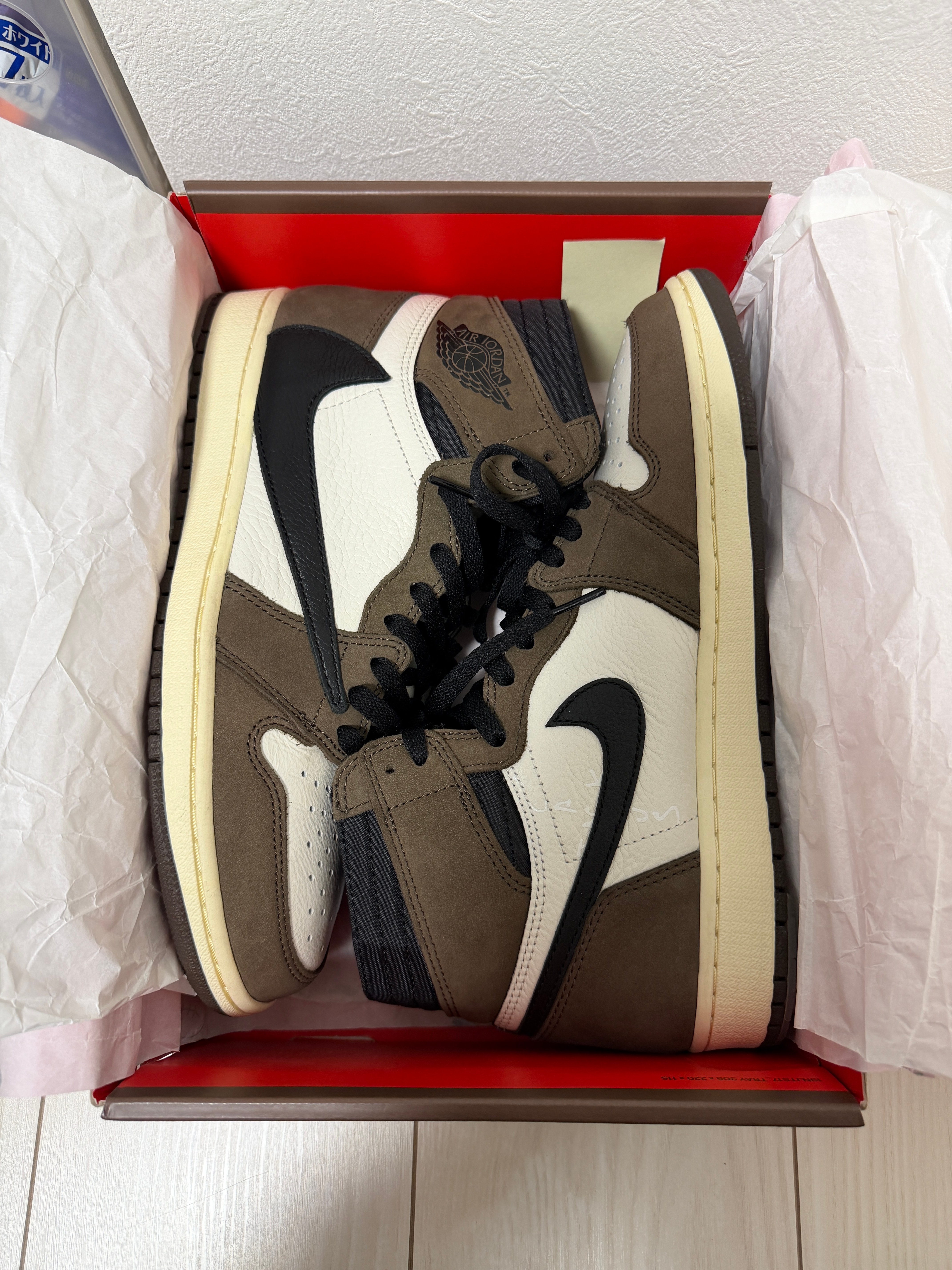 Travis Scott × Nike Air Jordan 1 Retro High OG TS SP "Sail/Dark Mocha"