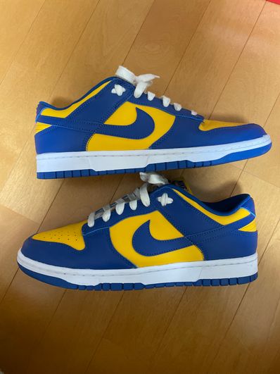Nike Dunk Low "Blue Jay and University Gold"