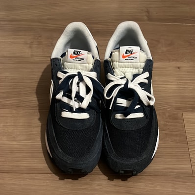 fragment design × sacai × Nike LD Waffle "Blackended Blue"
