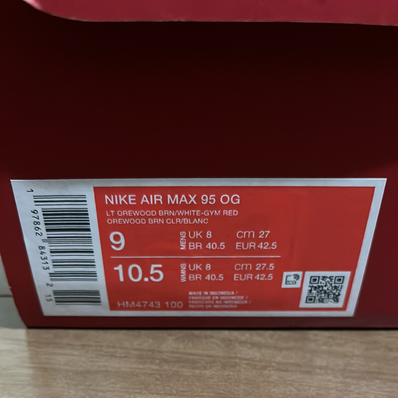 Levi's × Nike Air Max 95 OG "Denim White"