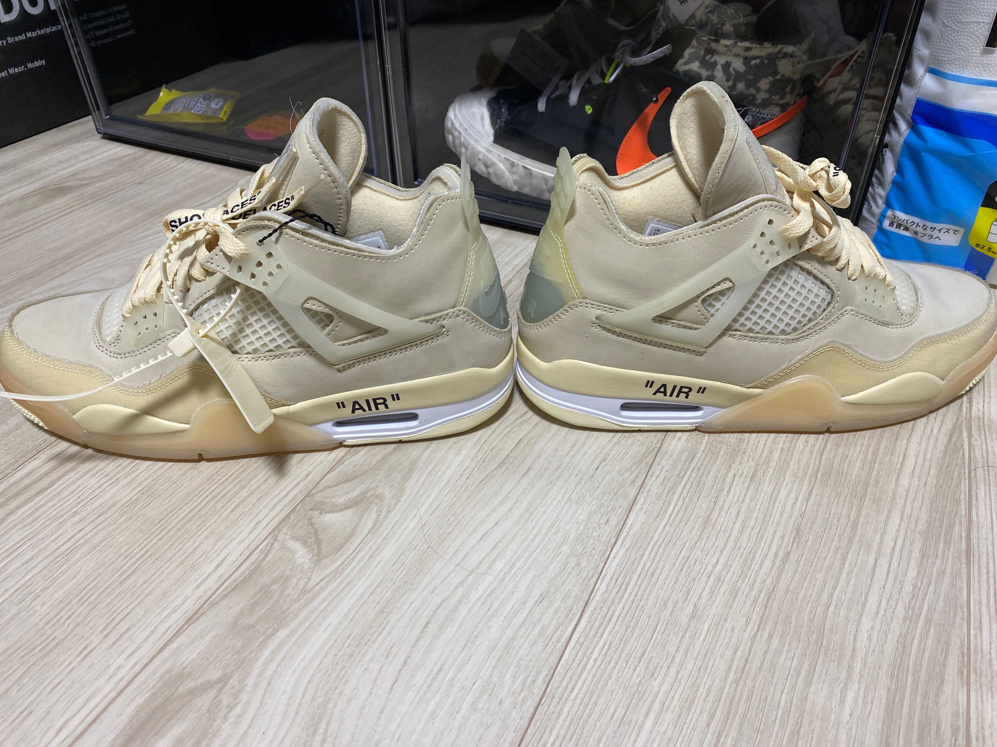 Off-White × Nike Women's Air Jordan 4 SP "Sail"