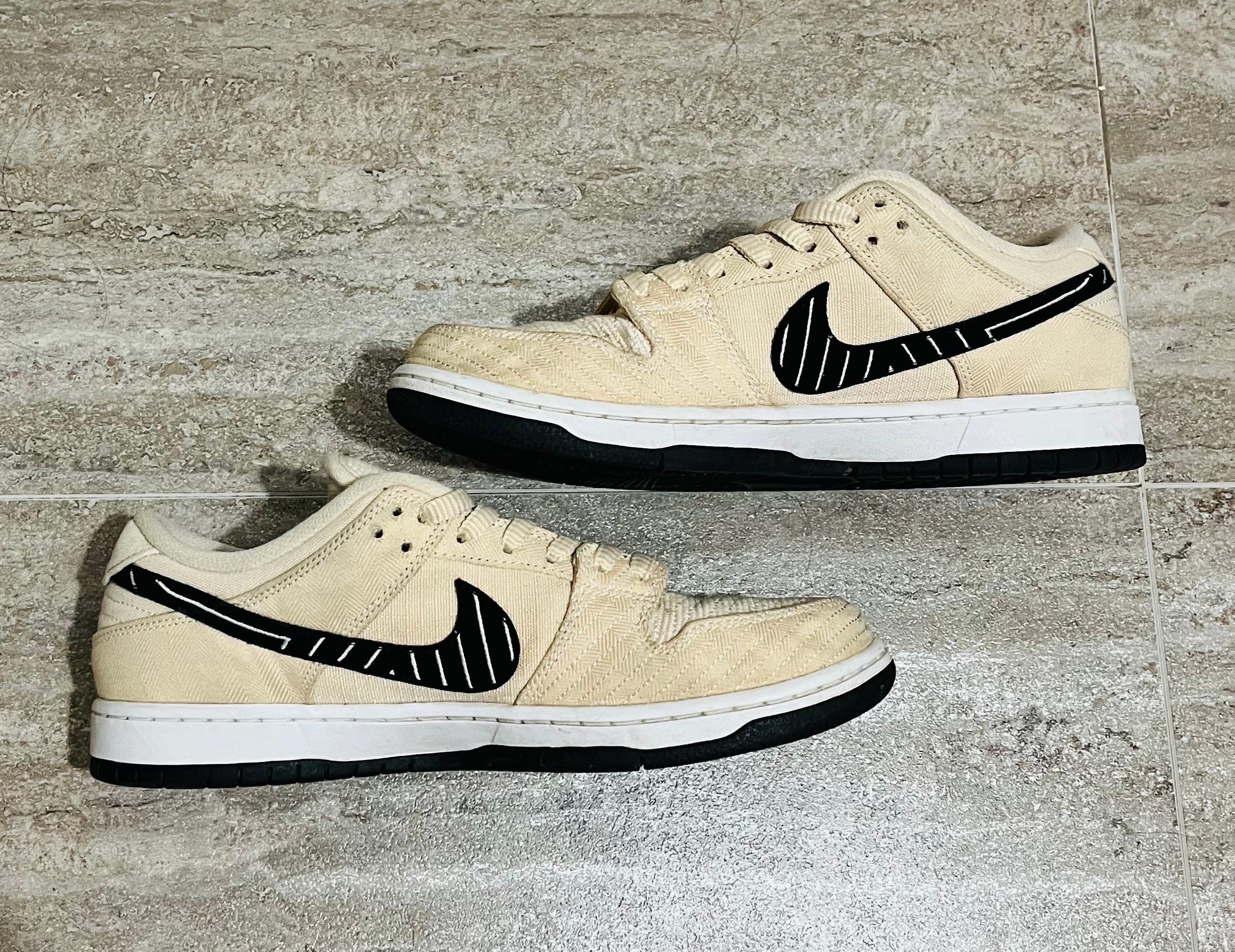 Albino & Preto × Nike SB Dunk Low Pro QS "Pearl White"