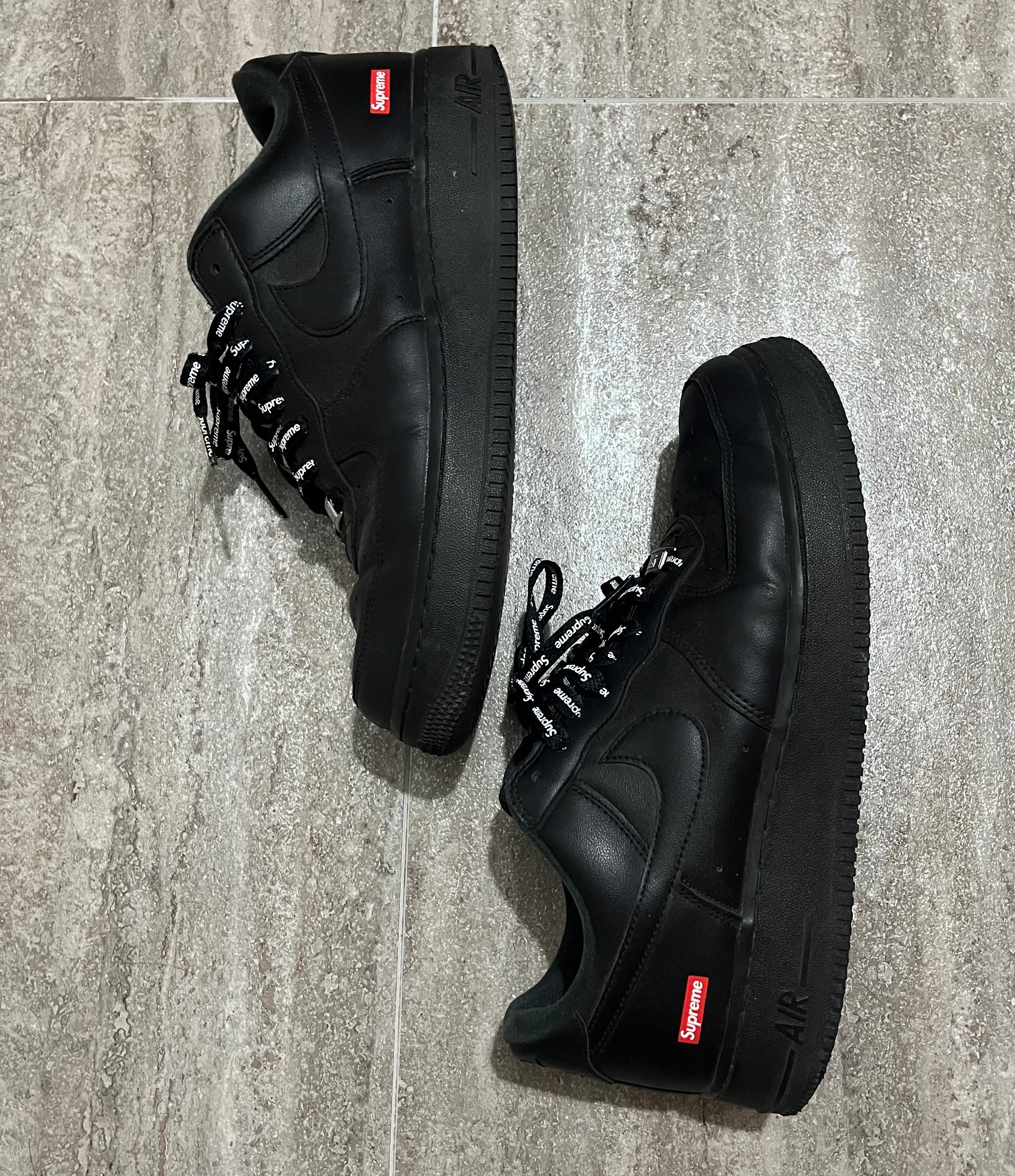 Supreme × Nike Air Force 1 Low "Black"