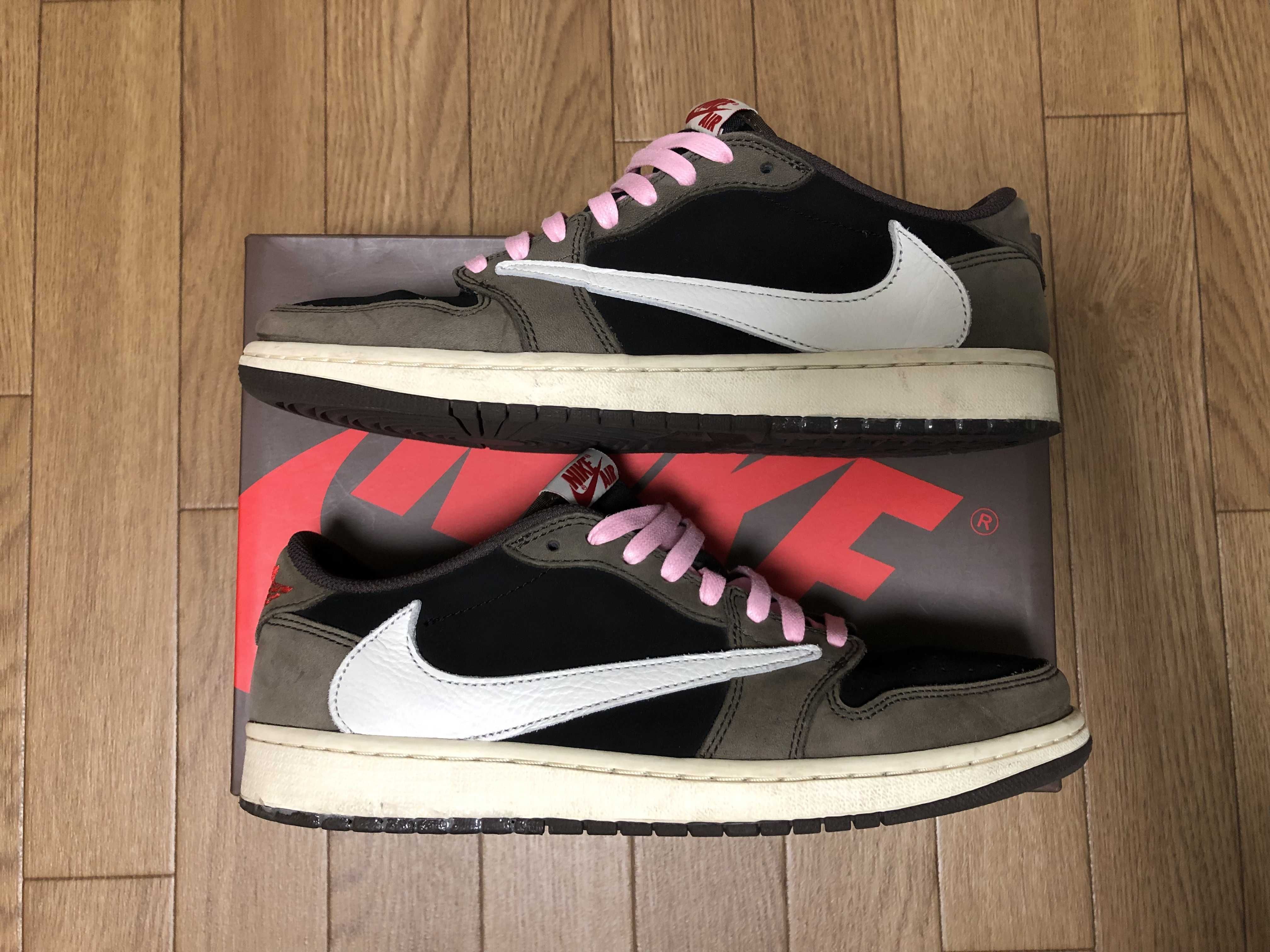 Travis Scott × Nike Air Jordan 1 Low OG SP-T "Black/Dark Mocha"