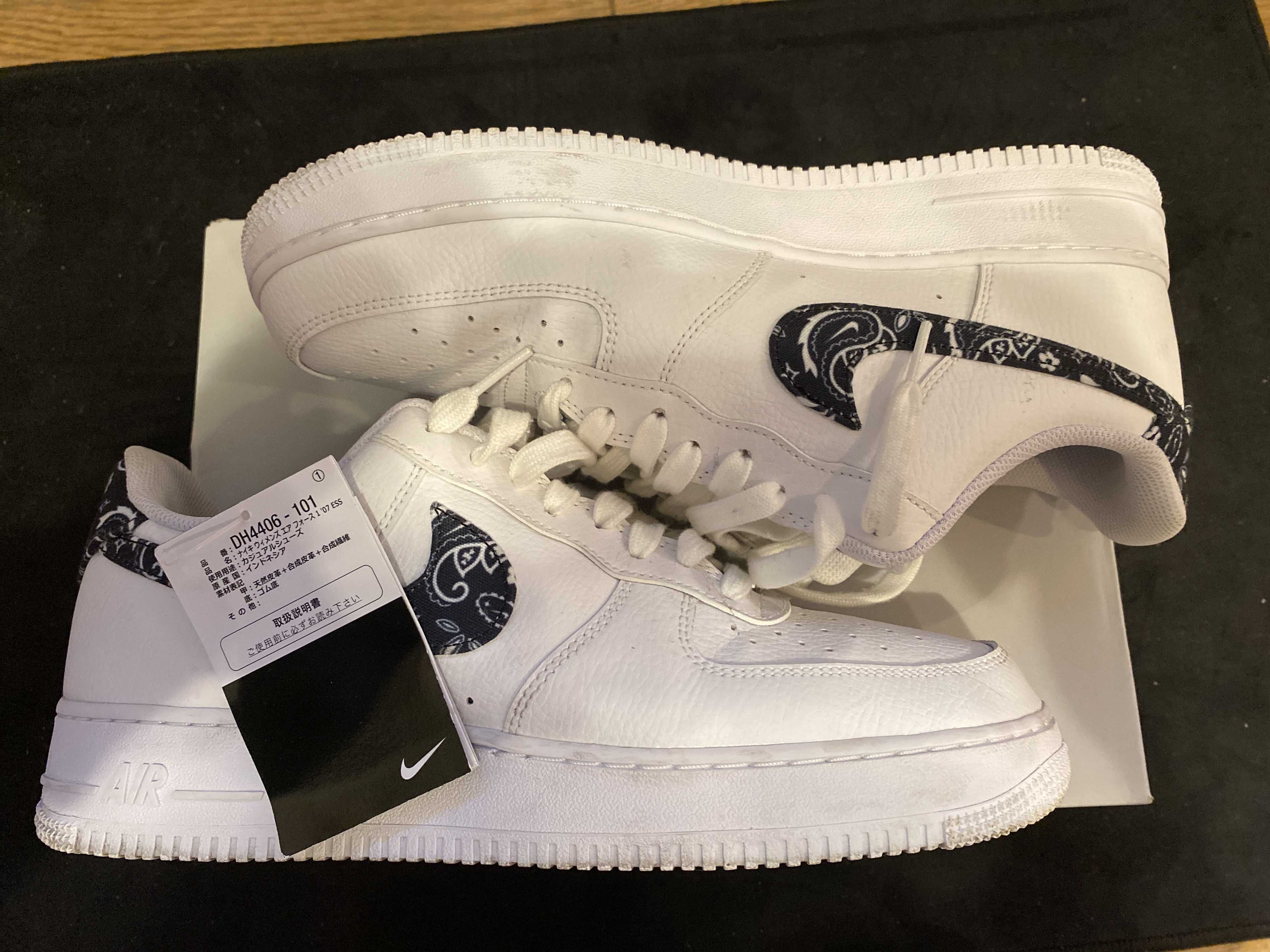 Nike Women's Air Force 1 Low '07 Essential "Black Paisley"