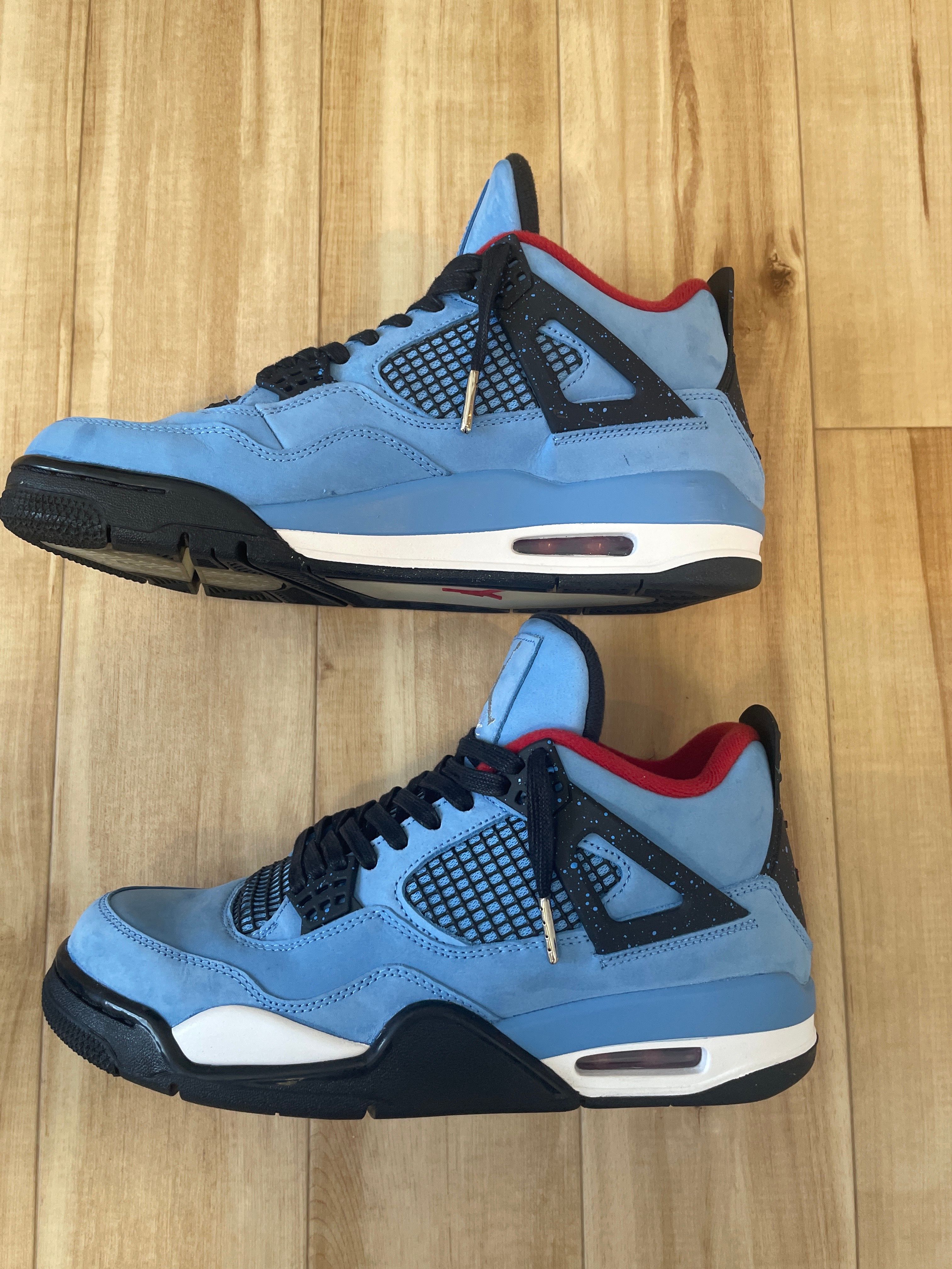 Travis Scott × Nike Air Jordan 4 Retro Cactus Jack "University Blue"