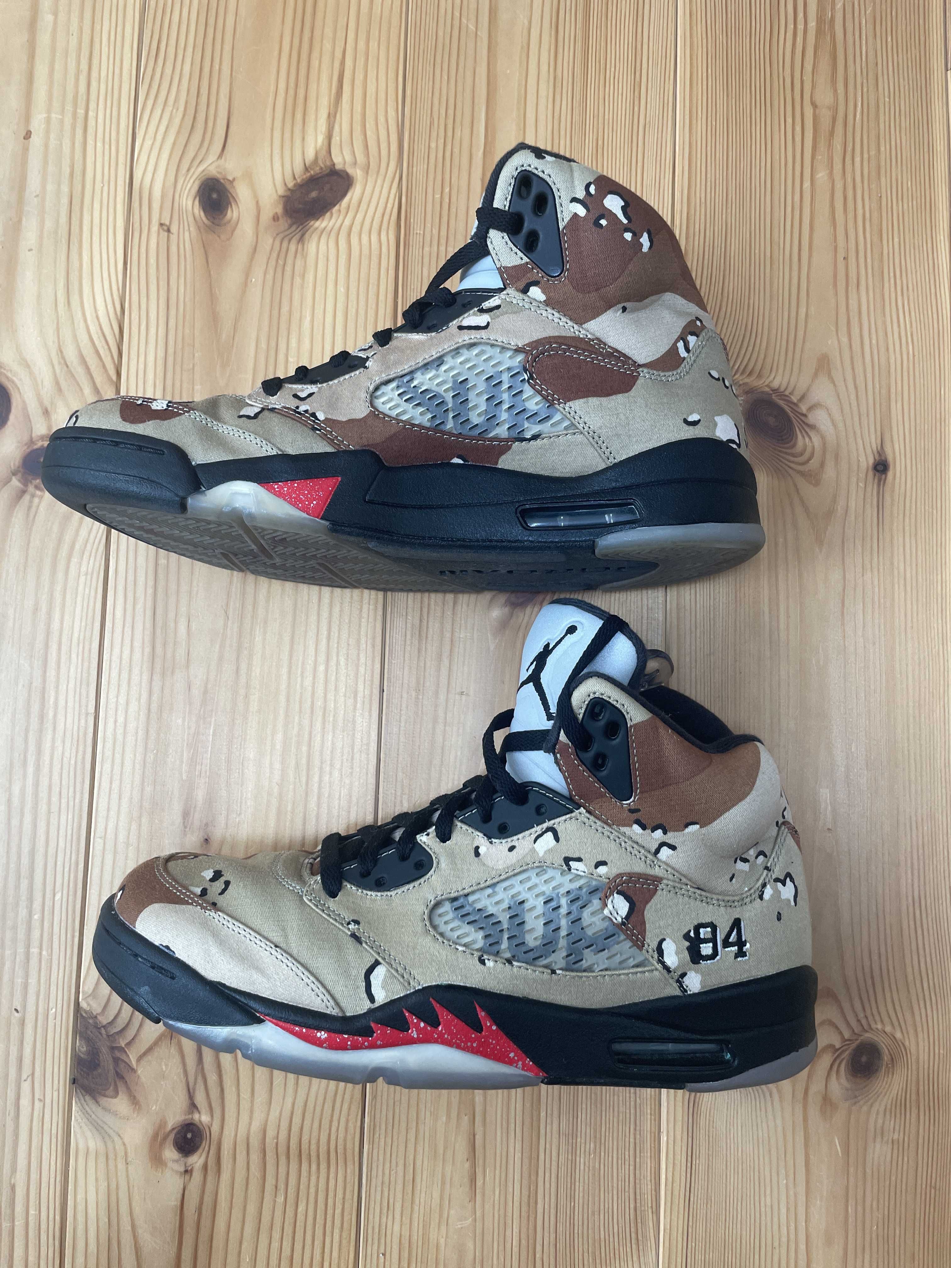 Supreme × Nike Air Jordan 5 Retro "Desert Camo"