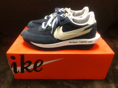 Fragment × sacai × Nike LD Waffle "Blackended Blue"