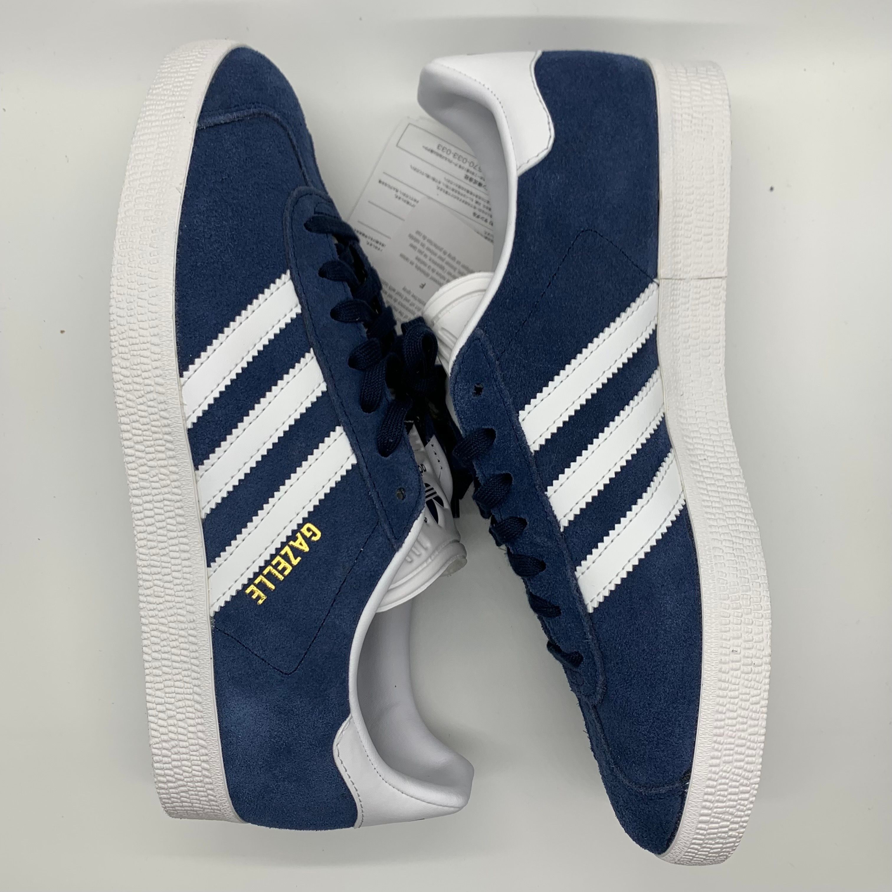 adidas Gazelle "College Navy/White/Gold Metallic"