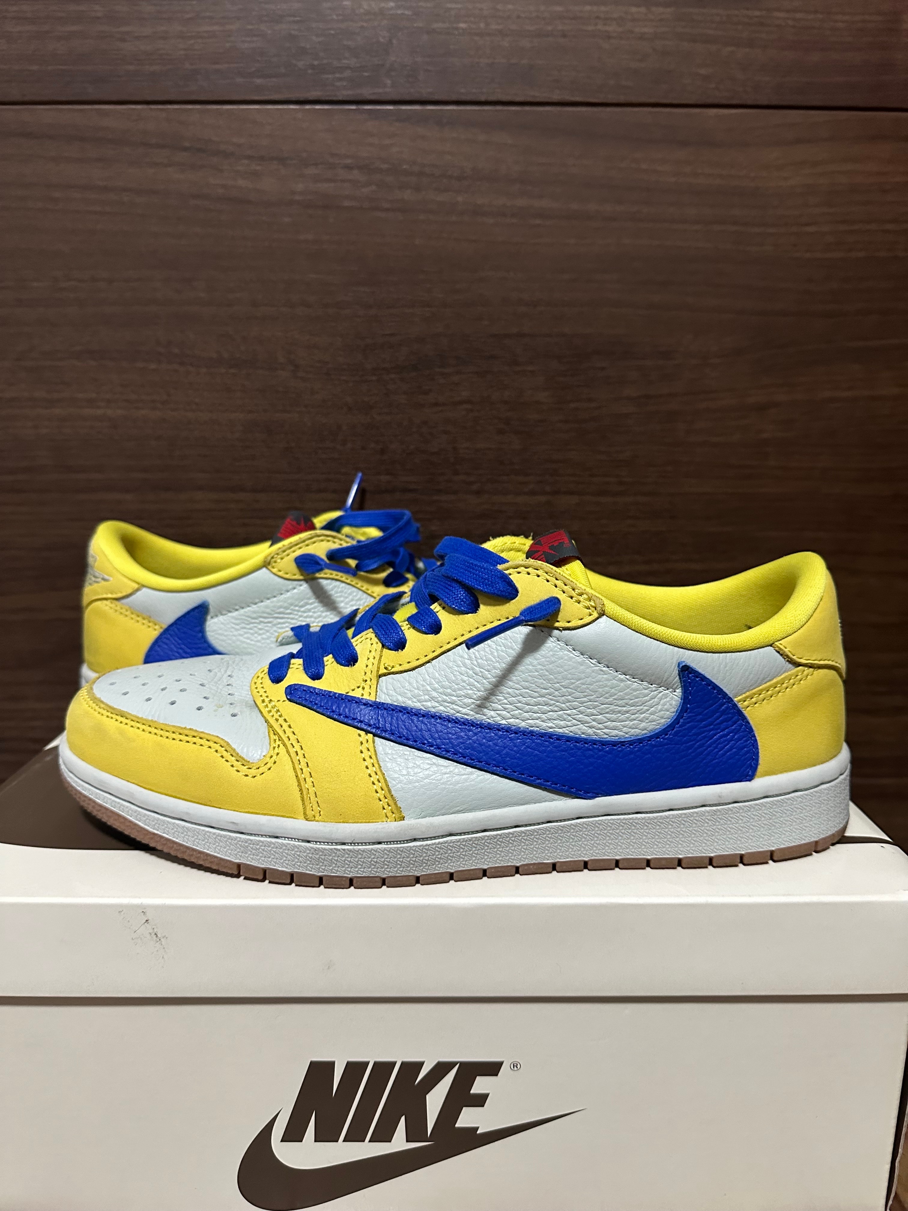 Travis Scott × Nike Women's Air Jordan 1 Retro Low OG "Canary"