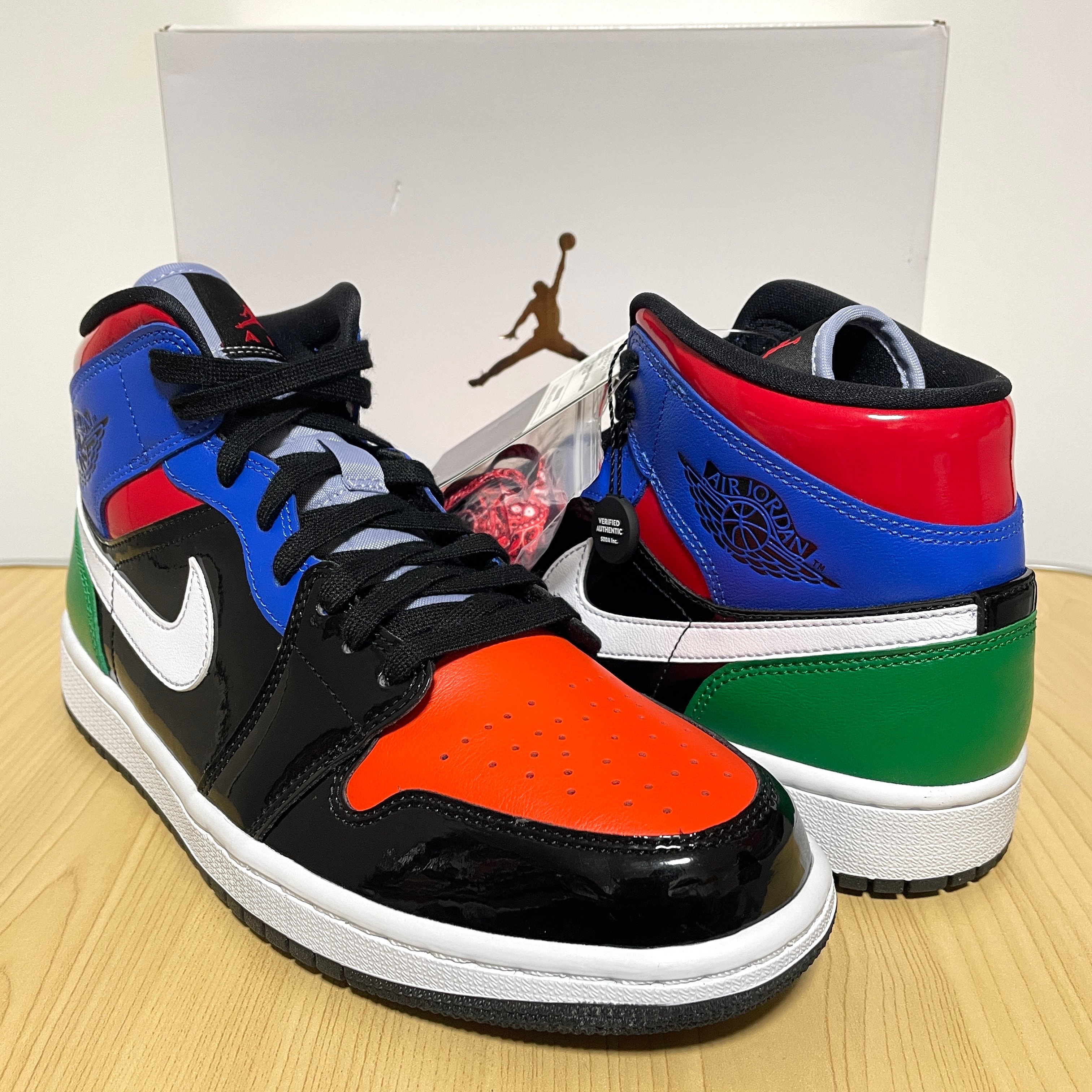 Nike Women's Air Jordan 1 Mid "Multi Patent"