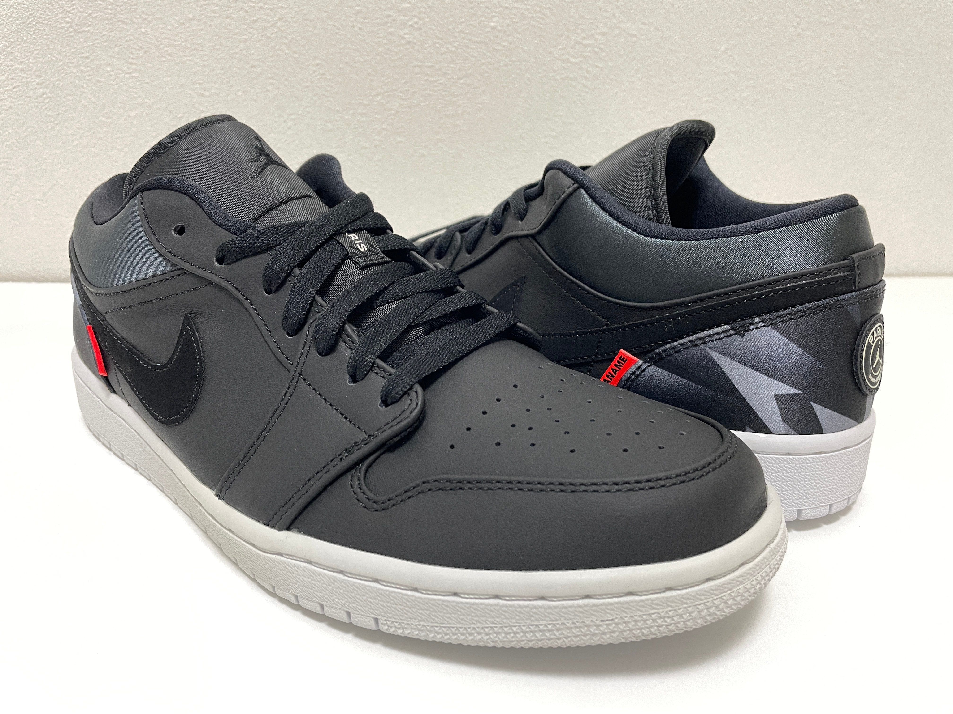 NIKE × PARIS SAINT GERMAIN AIR JORDAN 1 LOW PSG "BLACK"