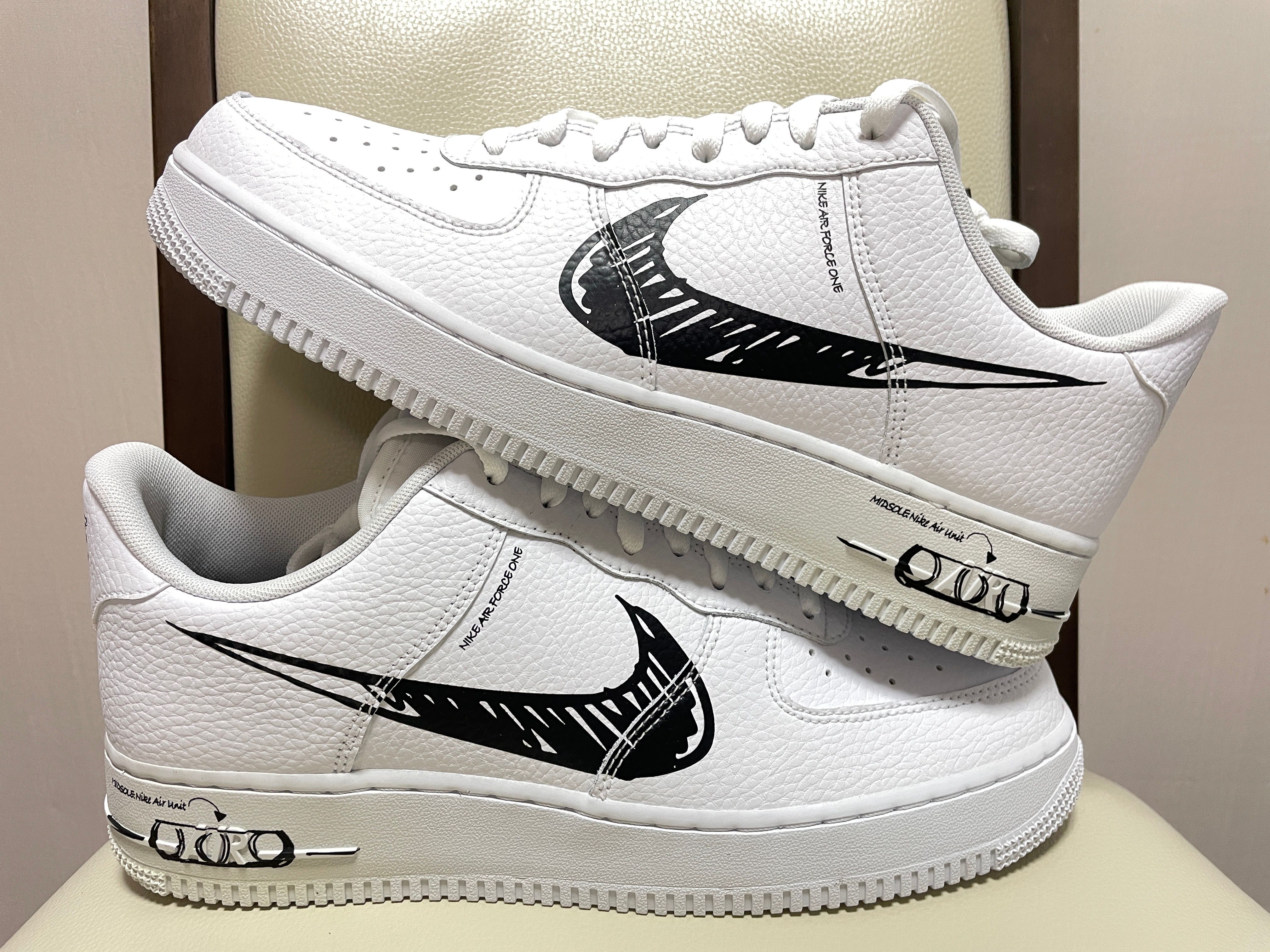 Nike Air Force 1 Low LV8 Utility "Black Sketch"