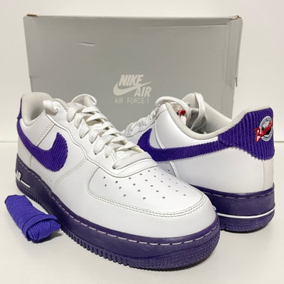 Nike Air Force 1 Low '07 EMB "White and Court Purple"