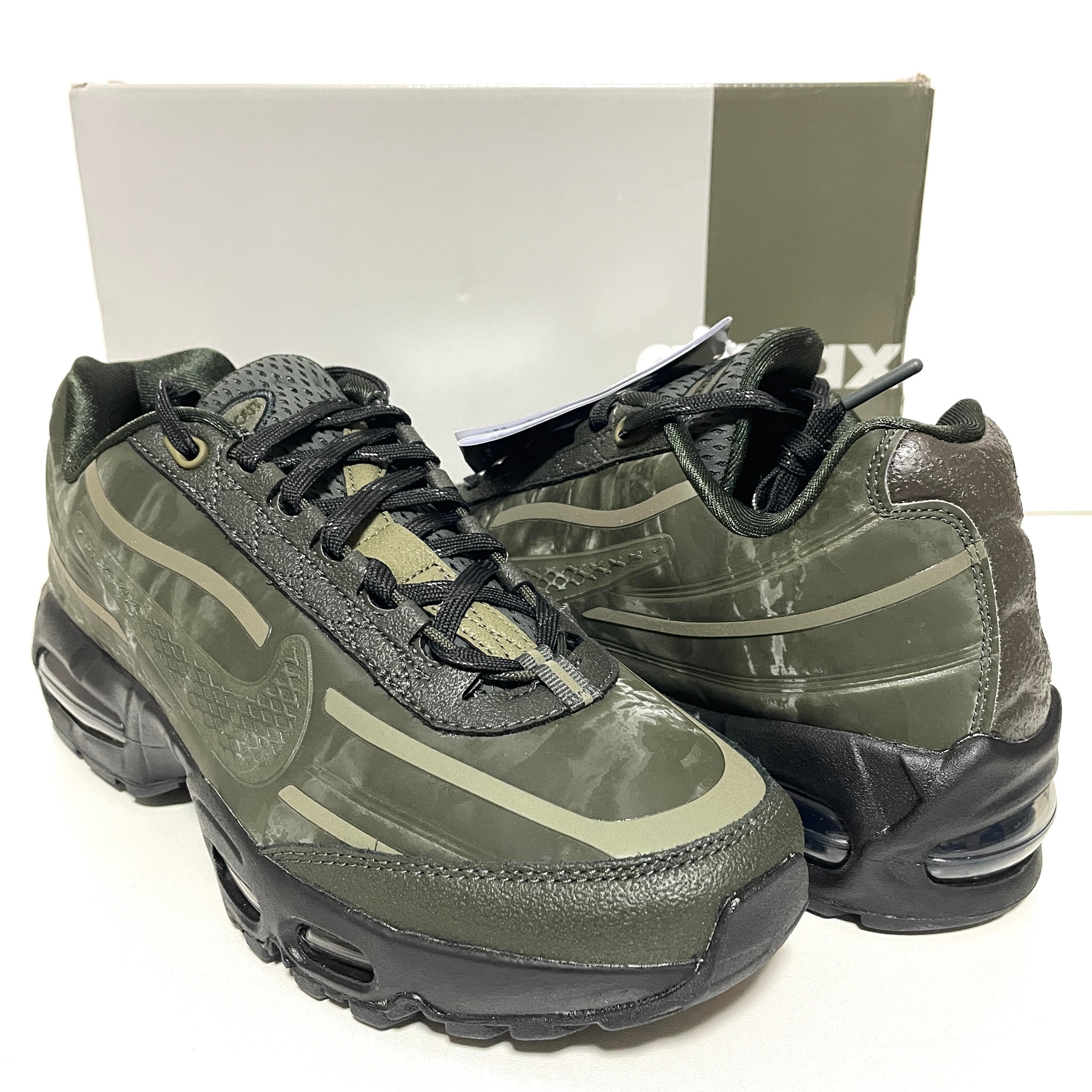Worksout × Nike Air Max 95 Big Bubble "Uniform/Medium Olive and Sequoia"