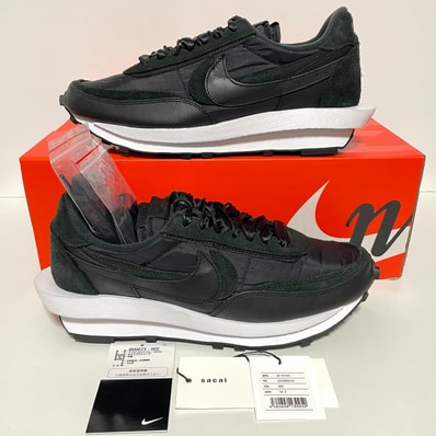 sacai × Nike LDV Waffle "Triple Black"