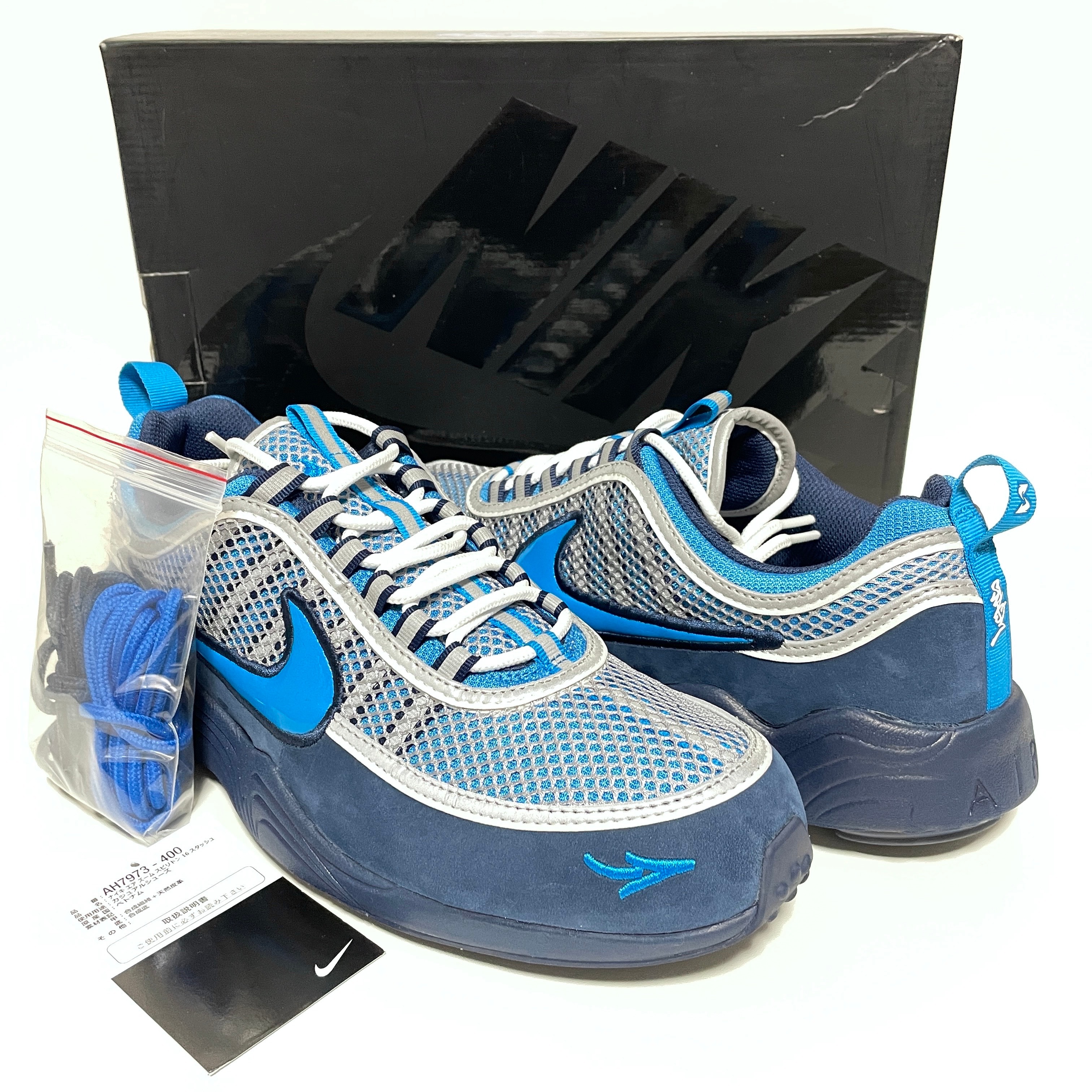 Stash × Nike Air Zoom Spiridon 16 "Harbor Blue"