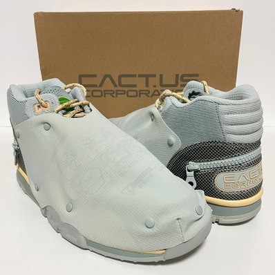 Travis Scott × Nike Air Trainer 1 SP "Grey Haze and Dusty Sage"