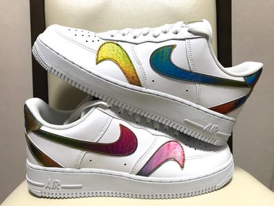 Nike Air Force 1 Low Misplaced Swooshes "White Multi"
