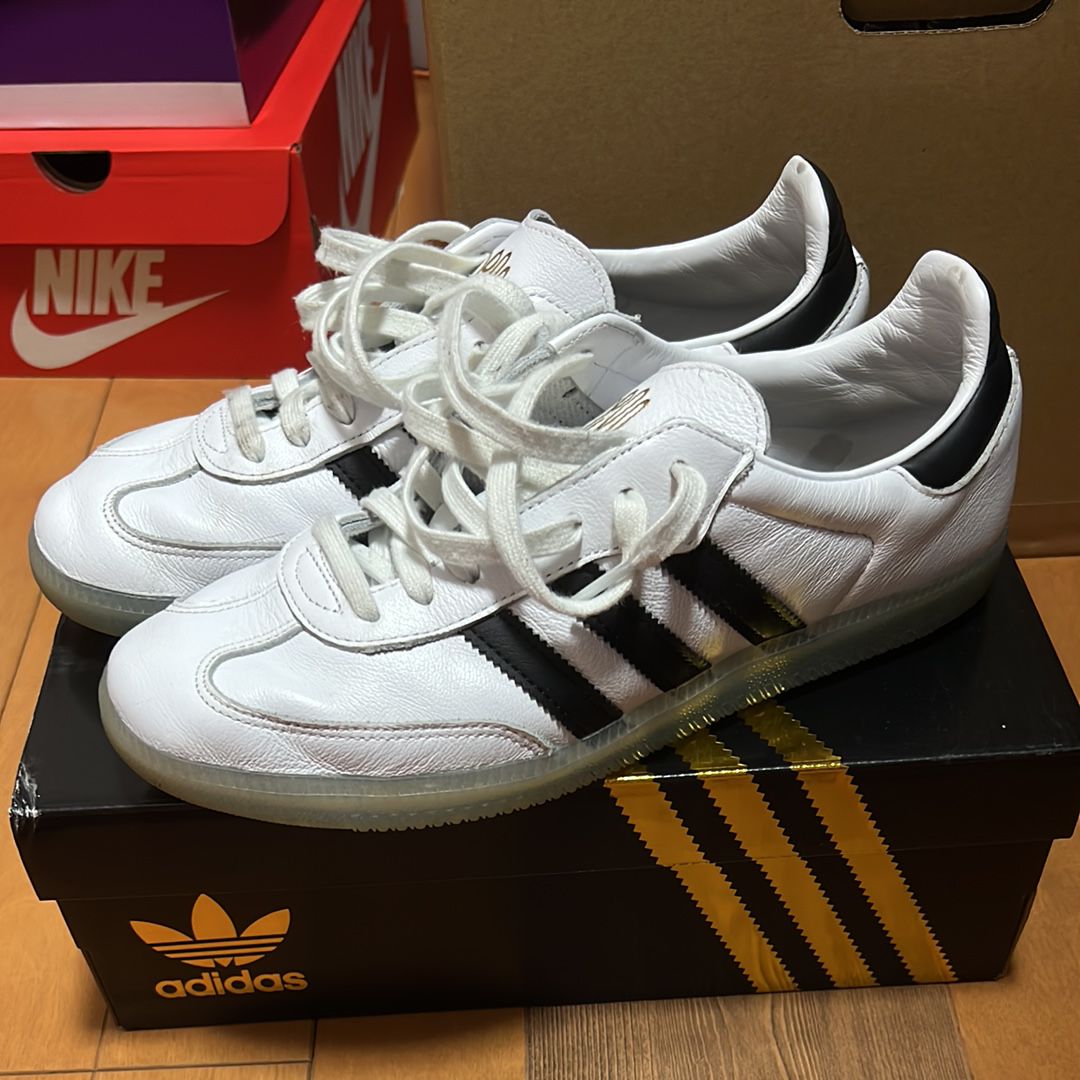 Jason Dill × adidas Skateboarding Samba "White/Core Black & Gold"