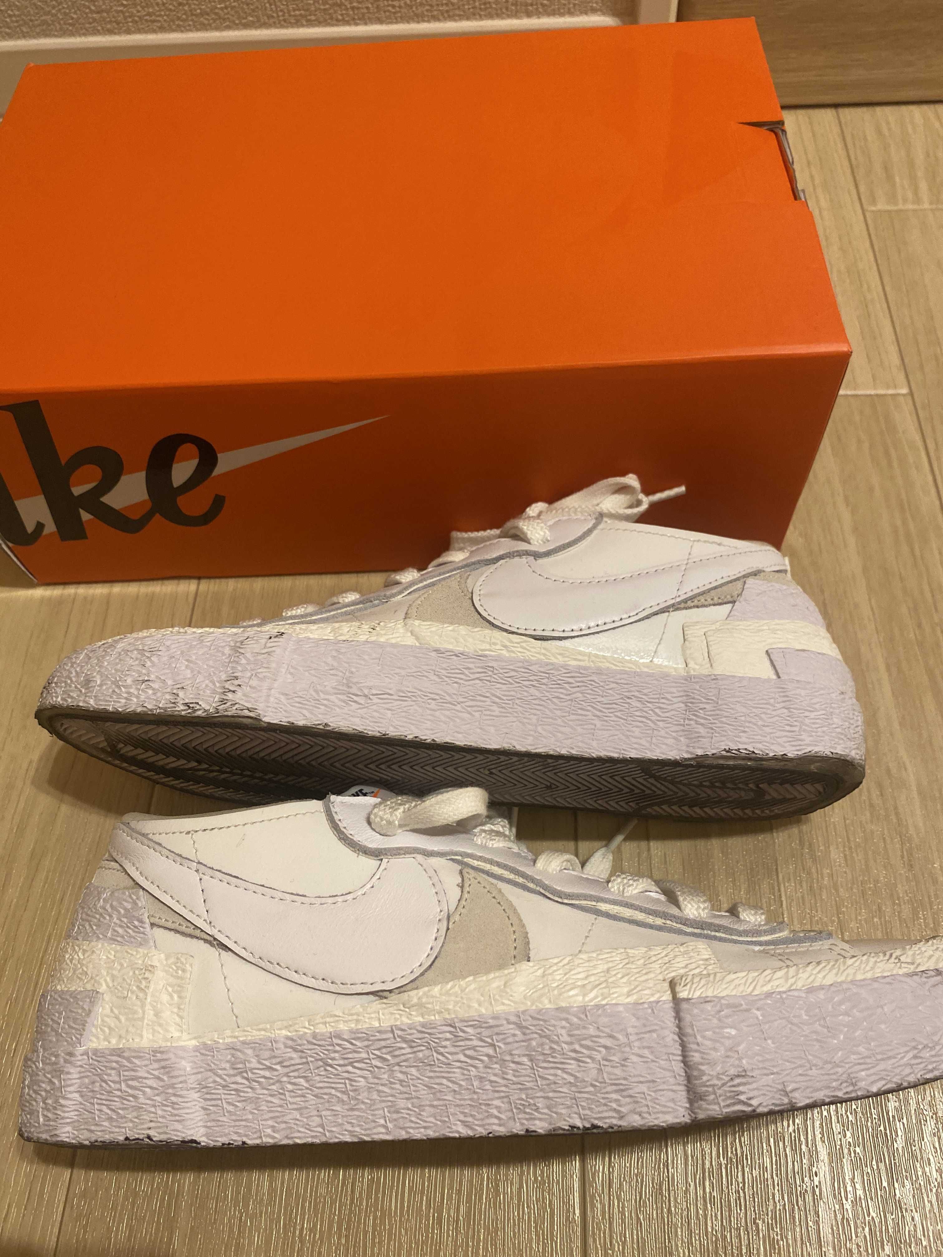 sacai × Nike Blazer Low "White Patent Leather"