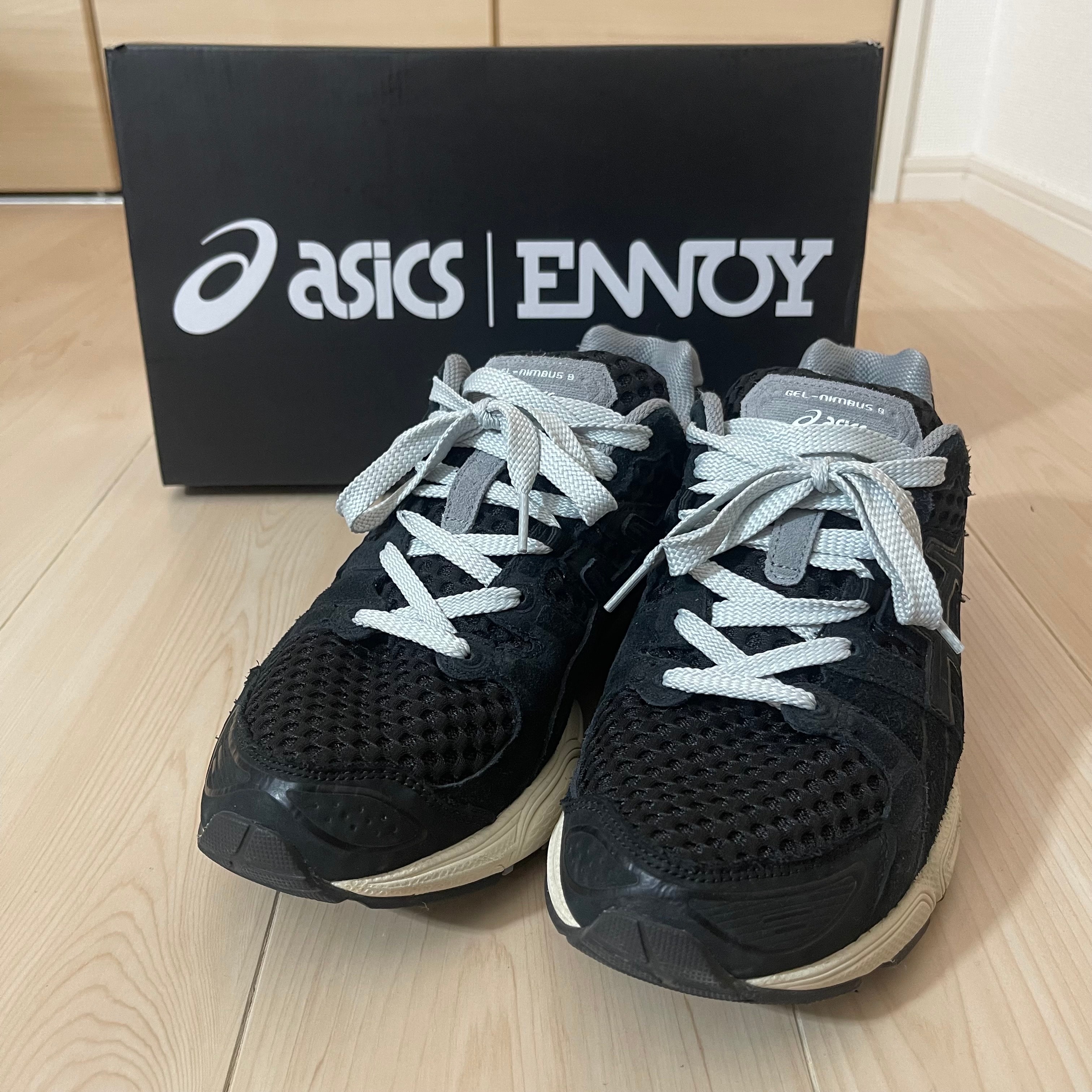 ENNOY × Asics Gel-Nimbus 9 "Black/Sheet Rock" (1201A986-002)