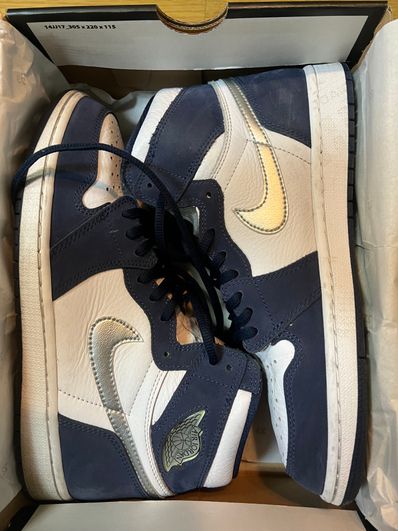 Nike Air Jordan 1 High OG CO.JP "White/Midnight Navy" (2020)(ブリーフケースなし)