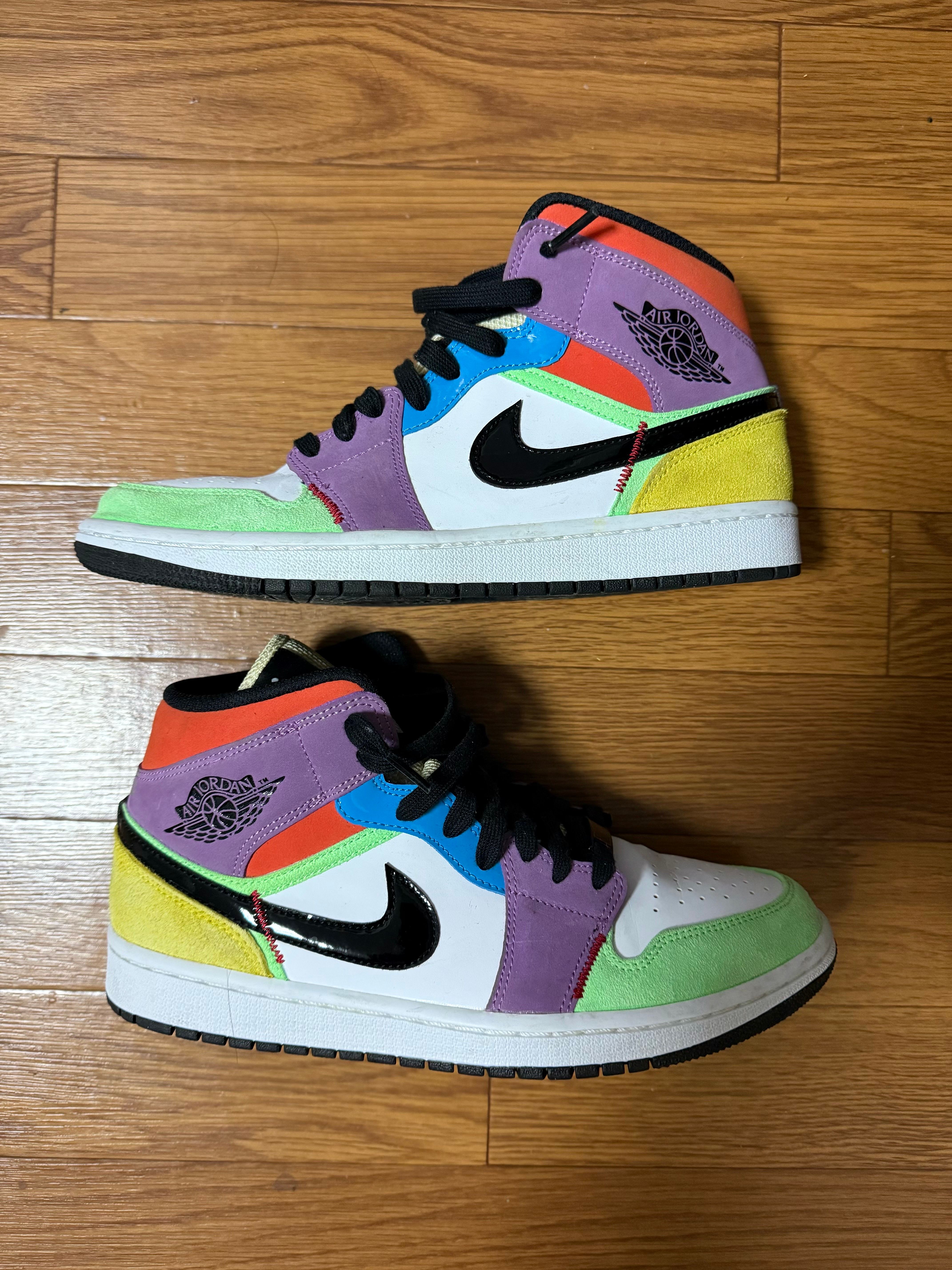 Nike Women's Air Jordan 1 Mid "Multi Color"