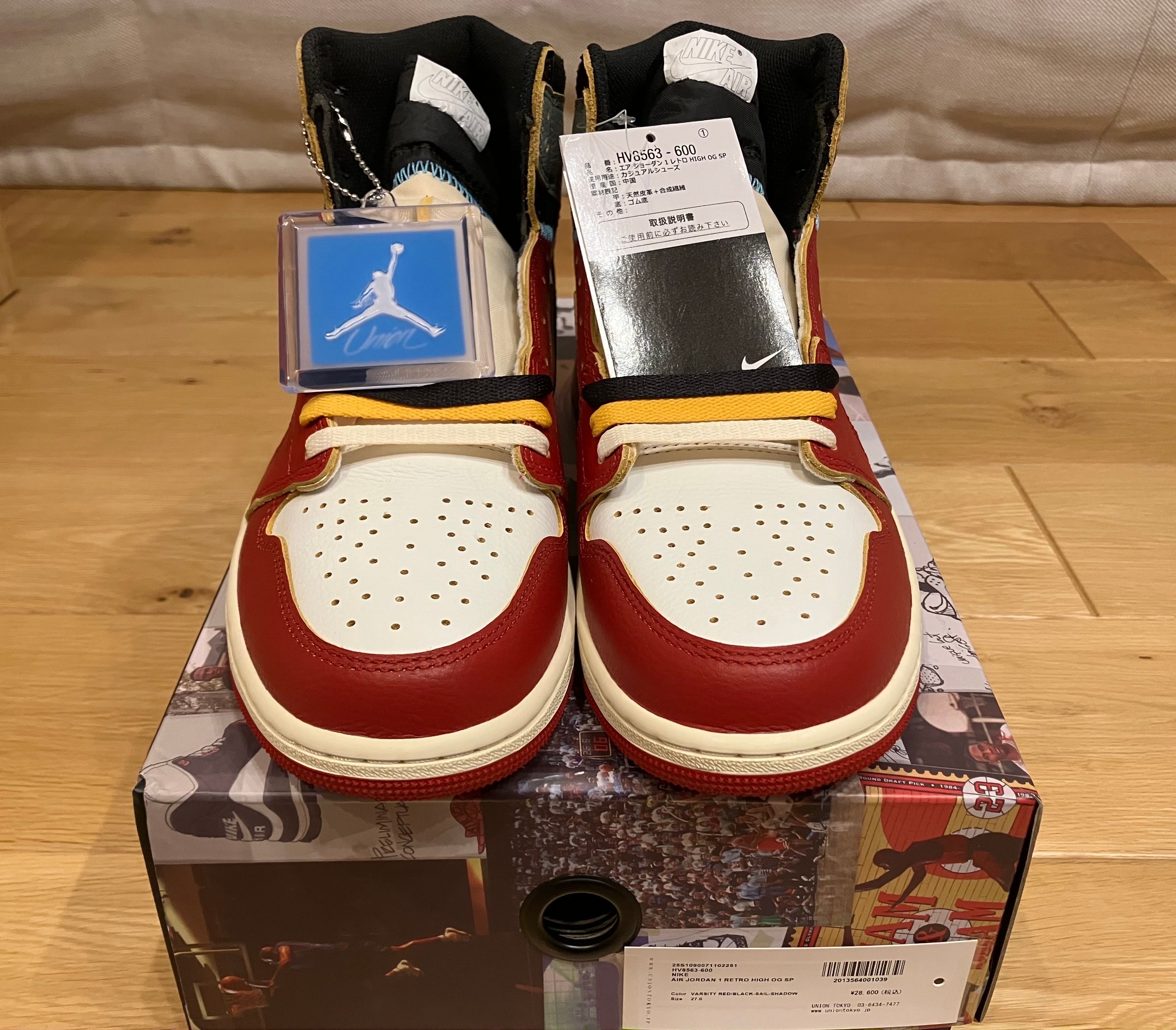 UNION × Nike Air Jordan 1 Retro High OG "Chicago/Shadow"