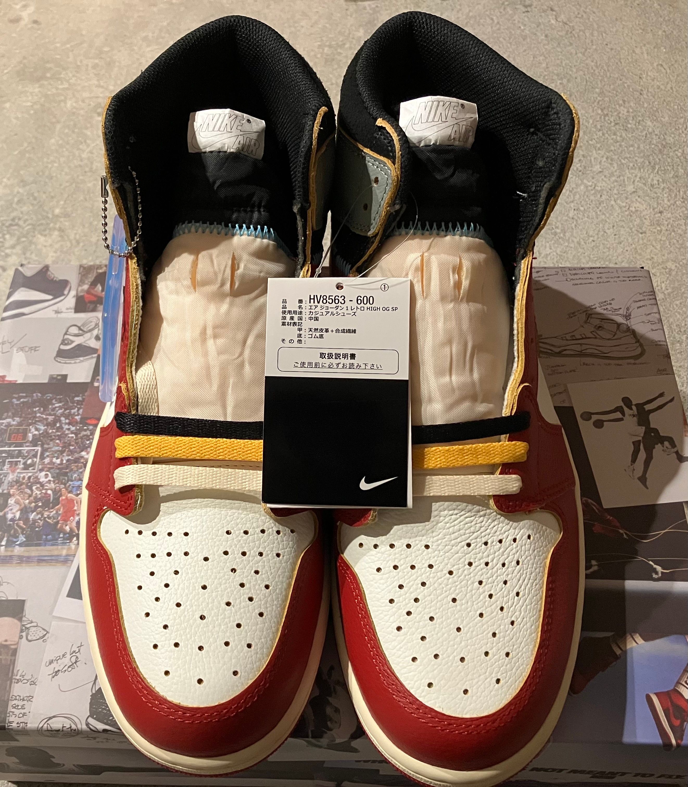 UNION × Nike Air Jordan 1 Retro High OG "Chicago/Shadow"