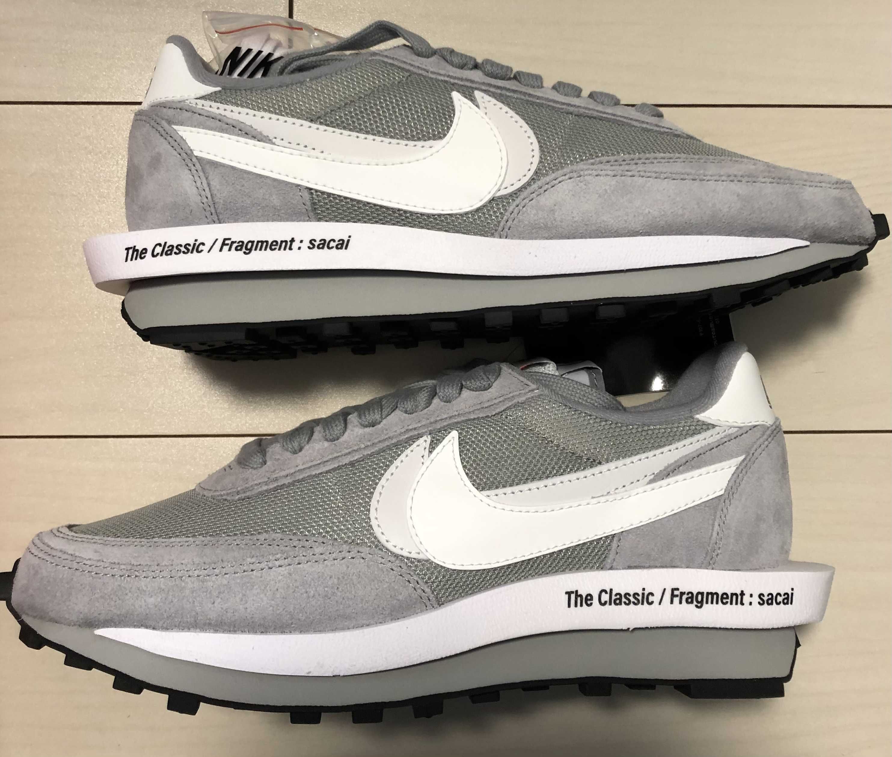 Fragment × sacai × Nike LD Waffle "Light Smoke Grey"