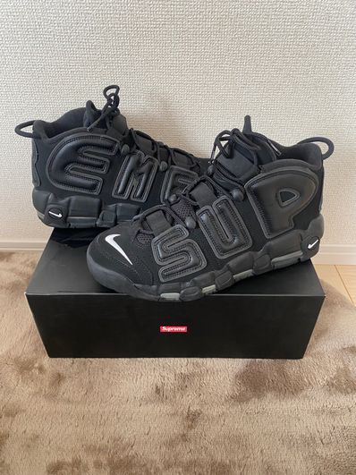Supreme × Nike Air More Uptempo "Black"