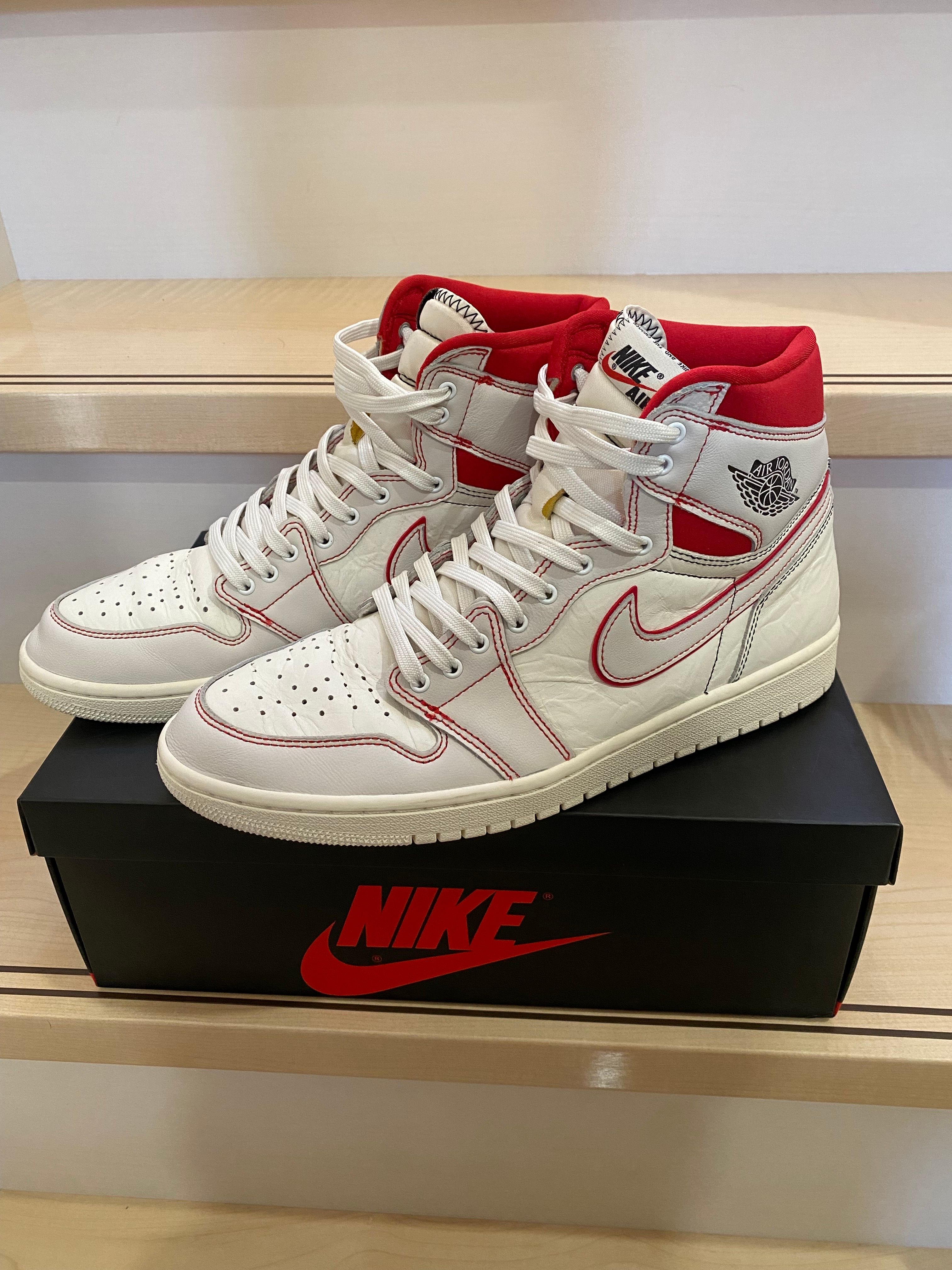 Nike Air Jordan 1 Retro High OG "Sail/University Red"