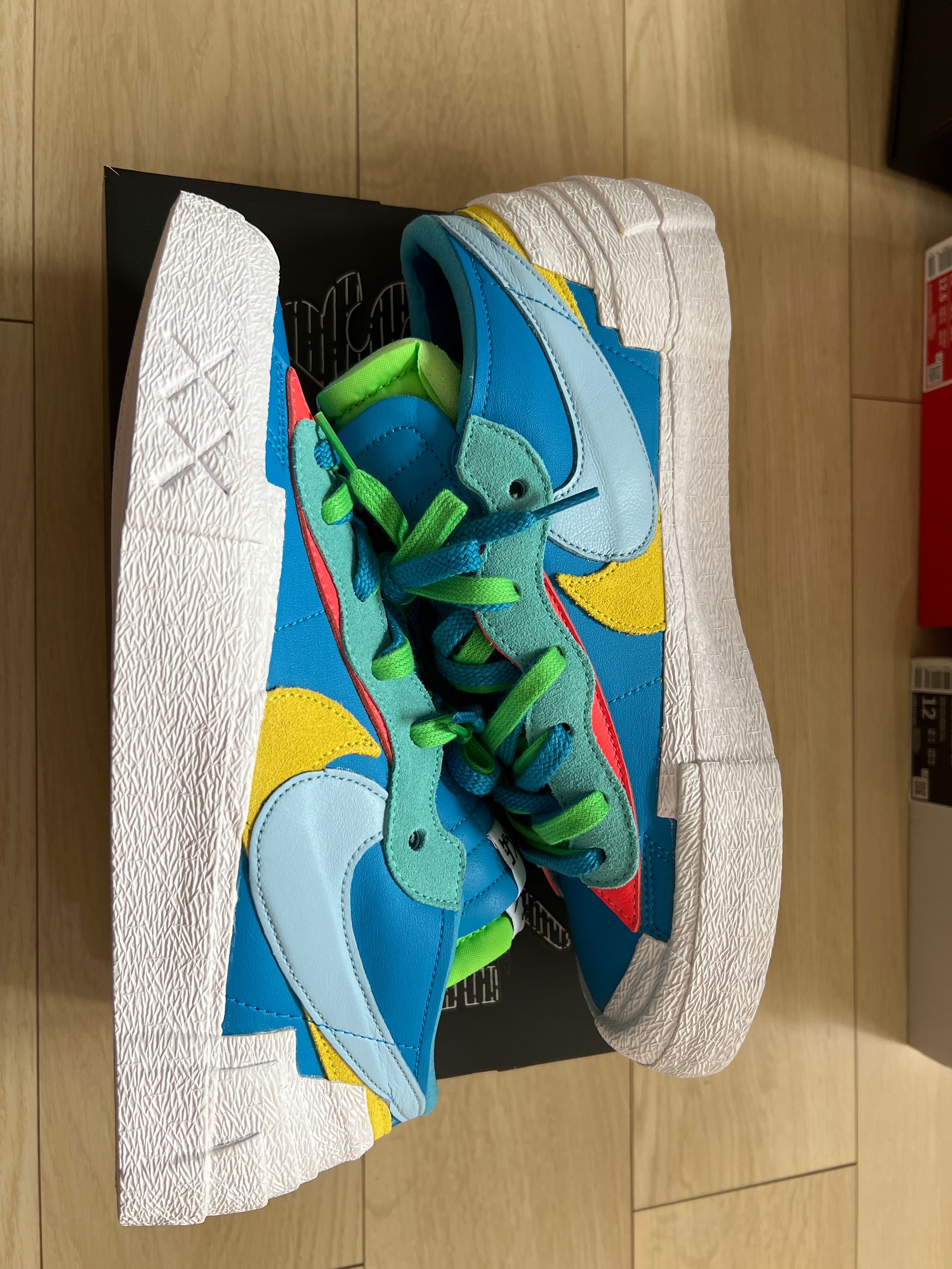 KAWS × sacai × Nike Blazer Low "Neptune Blue"