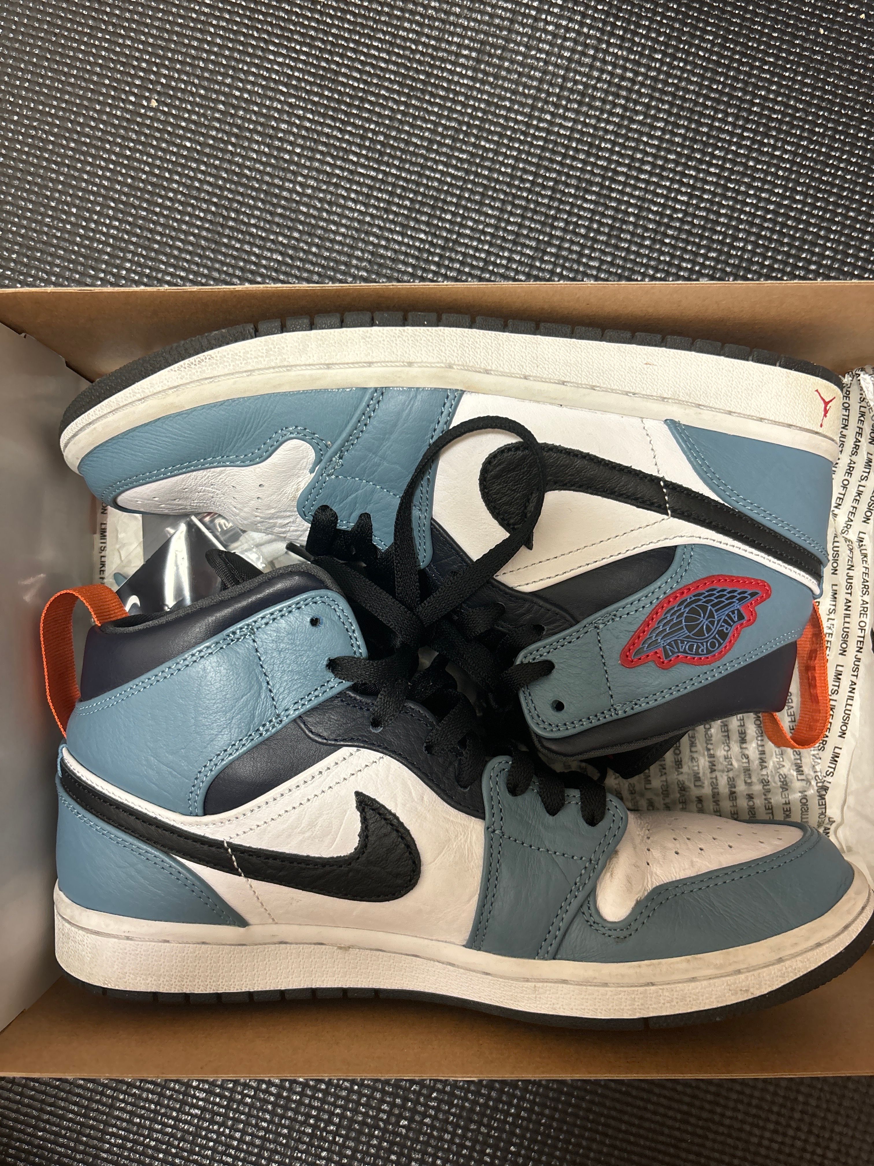 FACETASM × Nike Air Jordan 1 Mid "White/Navy"